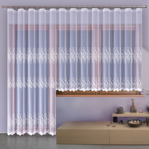 Záclona výška 250 cm šírka 340 cm - 1 ks, cena za kus 9,50 eur