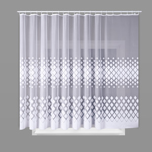 Záclona žakárová farba biela výška 200 cm šírka 460 cm - cena za kus